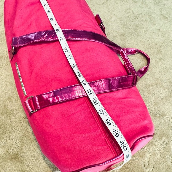 Victoria's Secret Plink Canvas Large Duffle Bag w
20.5”~L x10”~W x 12”D - Picture 8 of 13